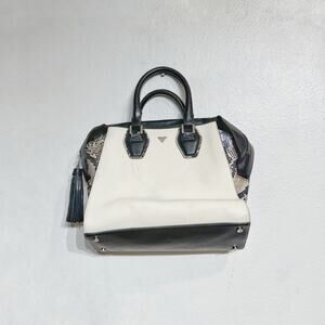 Sam Edelman Winter White Jodie Trapeze Leather Tote NWT